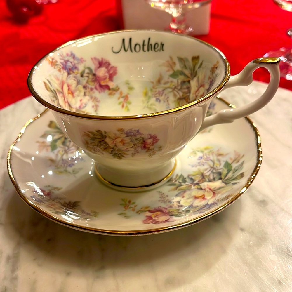 Royal patrician “Mother” tea cup and saucer